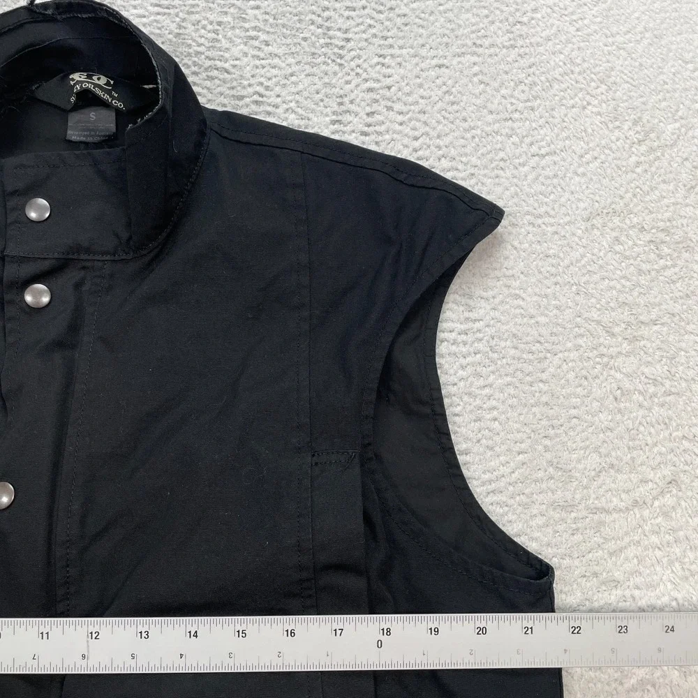 Sydney Oilskin Clothing Co. Vest Men's Size Small Button Up Full Zip FLAW